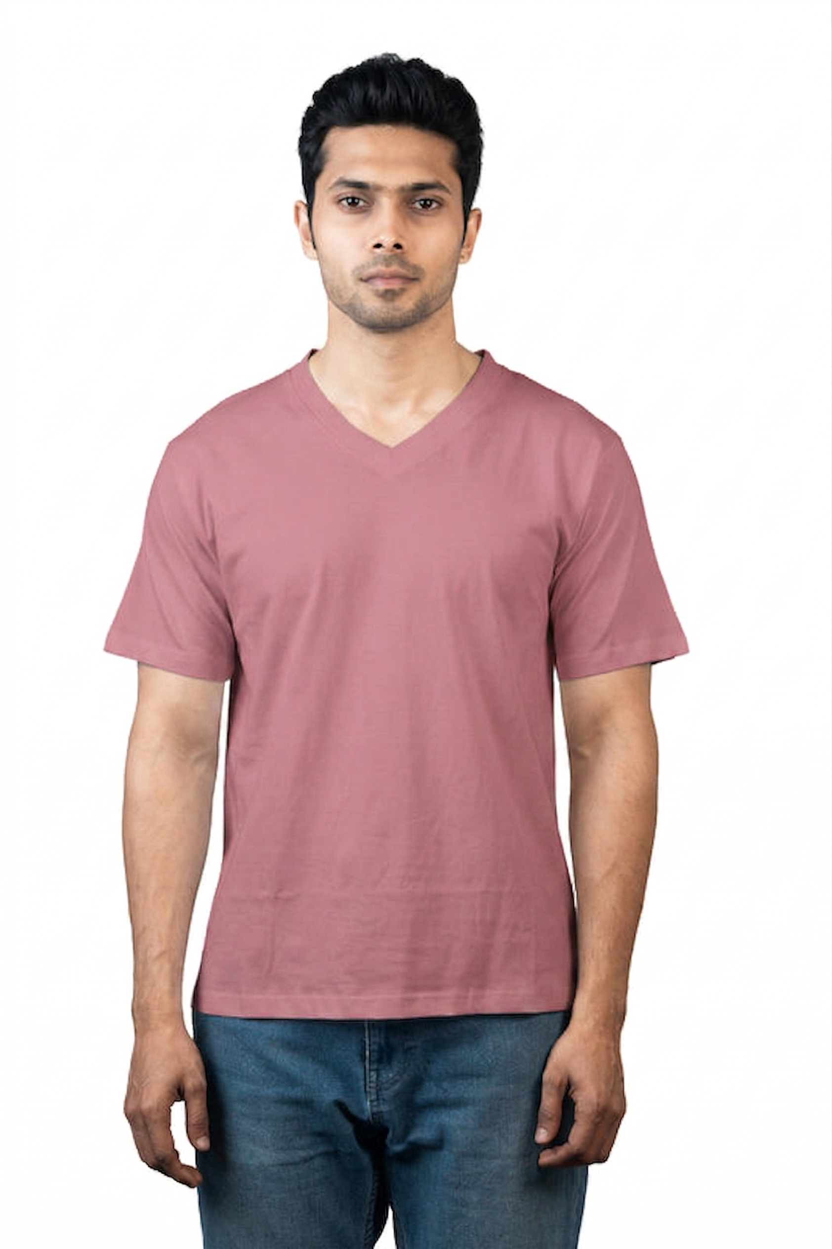 Men’s Premium V-Neck Cotton T-Shirt